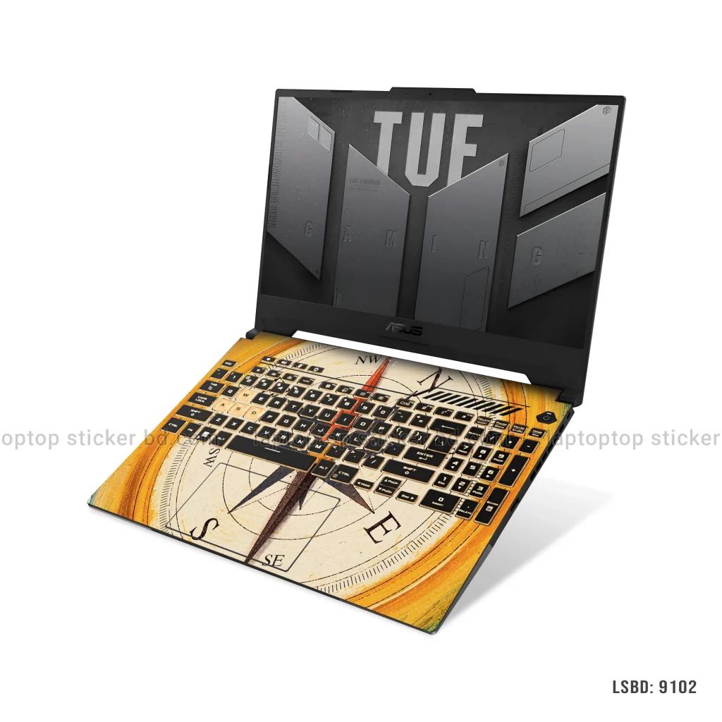 Vintage compass design laptop skin for Lenovo, HP, Dell, and all laptops – LSBD 9102