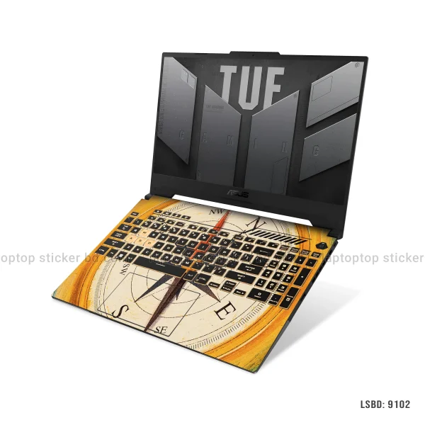 Vintage compass design laptop skin for Lenovo, HP, Dell, and all laptops – LSBD 9102