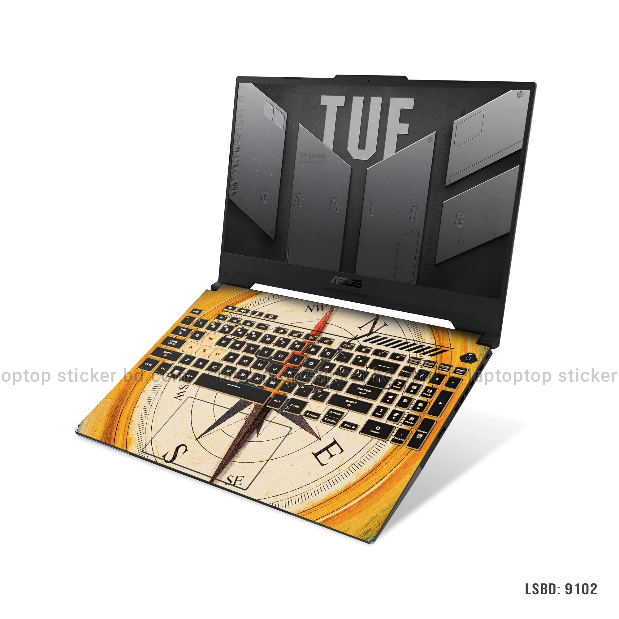 Vintage compass design laptop skin for Lenovo, HP, Dell, and all laptops – LSBD 9102