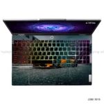 Lamborghini Huracan laptop sticker with bold orange color car