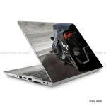 Toyota GR Supra sports car laptop sticker with sleek design