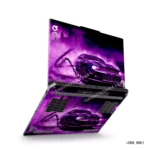 Purple BMW Supercar Precut Laptop Sticker