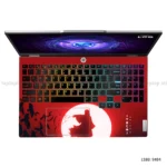 Itachi Uchiha laptop sticker with red and black design, featuring Itachi from Naruto
