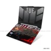 Dodge Challenger SRT laptop sticker with bold black and red design