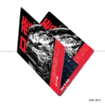 Nissan GT-R laptop sticker with black and red design