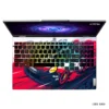 Porsche 911 RSR gaming car laptop sticker with red and white design