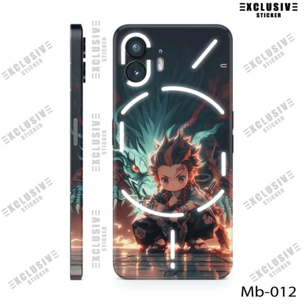Demon Slayer Vinyl Mobile Back Skin | Dustproof, Scratchproof, Precision-Fit, Bubble-Free