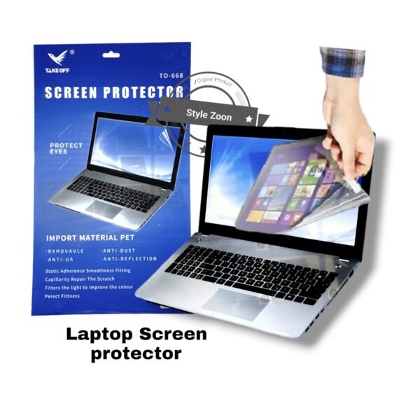 Takeoff Laptop Screen Protector for 14 and 15.6 inch laptops - Anti-dust, Anti-UV, and Anti-reflection