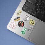Aesthetic mini sticker pack with cute and funny designs