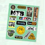 Cycle Mini Stickers Pack