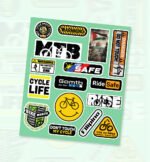 Cycle Mini Stickers Pack
