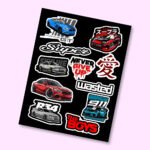 Car Mini Stickers Pack