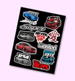 Car Mini Stickers Pack