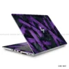 Purple abstract art laptop sticker for all laptop sizes