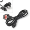 3-Pin 1.5 Meter Black Laptop Power Cable With FUSE - Image 2