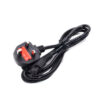 3-Pin 1.5 Meter Black Laptop Power Cable With FUSE