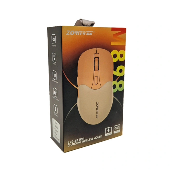 Zornwee M898 Wireless+Bluetooth Rechargeable Mouse