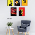 Bangla Quote PVC Wall Poster Set