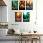 Old Memory PVC Wall Poster Set