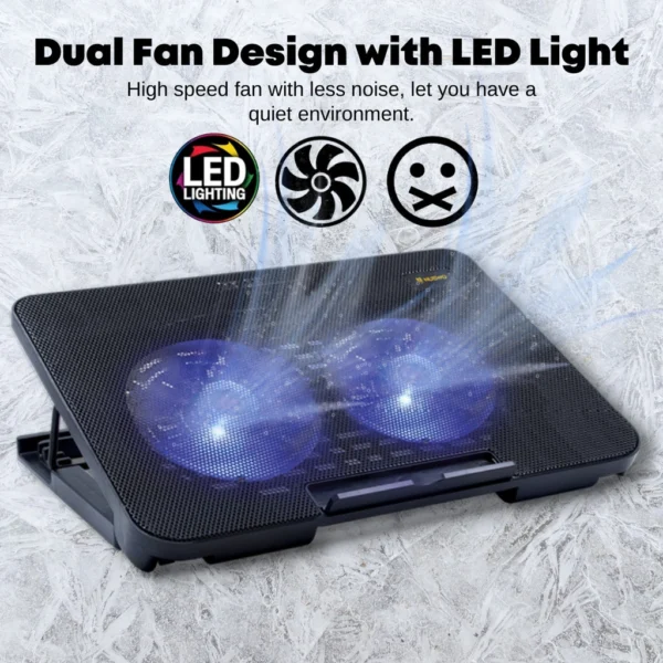 LAPTOP COOLER PAD 2FAN MIKUSO NCP 211