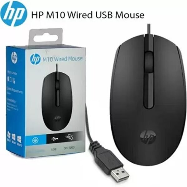 HP-M10 Wired USB Mouse