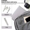 Metal Foldable Laptop Stand With Detachable Fan- Portable, Non-Slip Base, Adjustable - Image 4