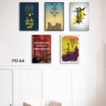 Bangla Quote PVC Wall Poster Set